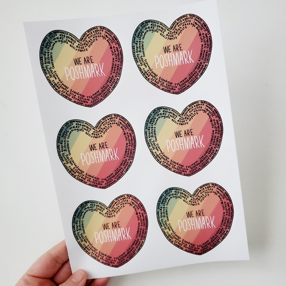 LB056 Poshmark Inclusivity Sticker [Price Firm] - Picture 5 of 9